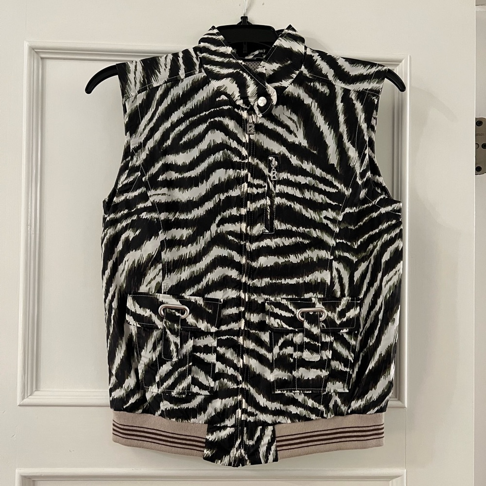 Bogner Zebra Print Vest